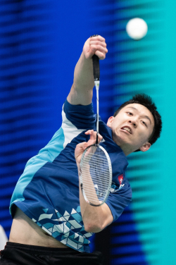 Ko Shing Hei claimed a bronze medal in the men's singles badminton event,